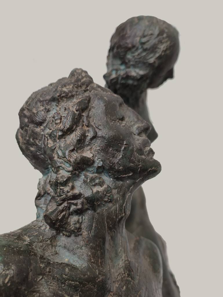 Original Figurative People Sculpture by Serhii Brylov