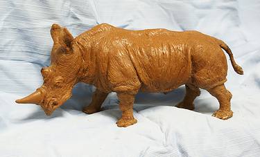 Rhinoceros, wax, 2011, bronze, H-20 cm thumb