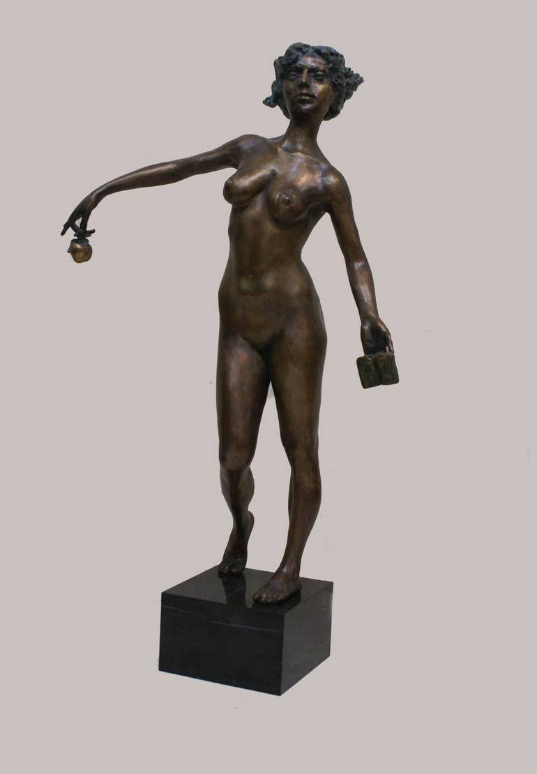 Original Fine Art Erotic Sculpture by Serhii Brylov
