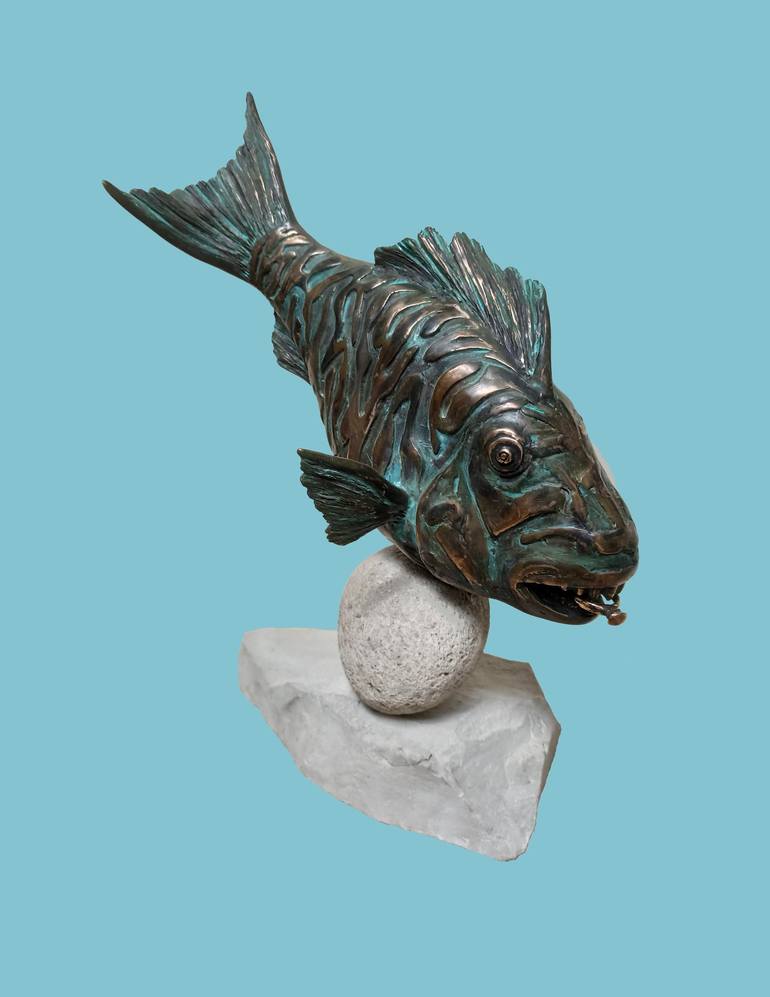 Original Fish Sculpture by Serhii Brylov