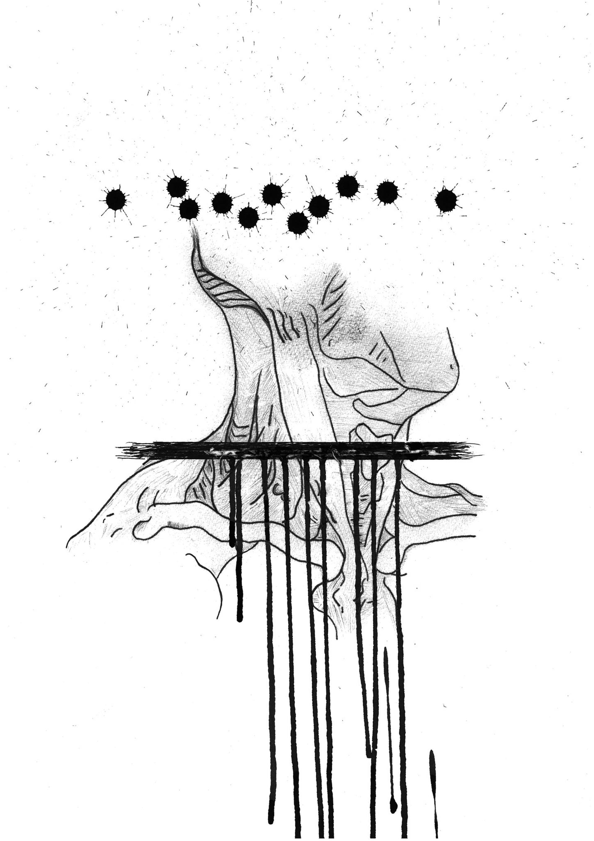 Suicide Drawing by Alexander Vynohradov | Saatchi Art Jordan