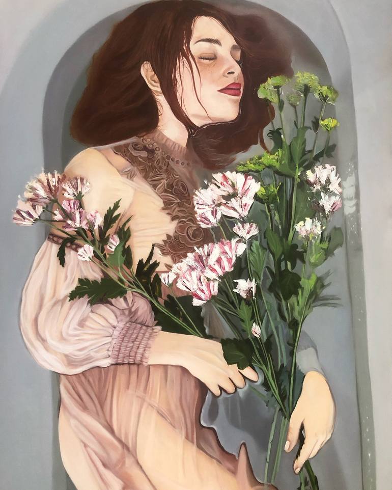 Original Expressionism Women Paintings by Isik Ersan