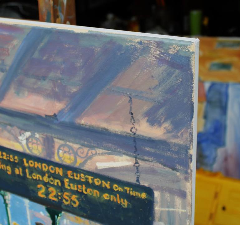 Original Impressionism People Painting by Roelof Rossouw