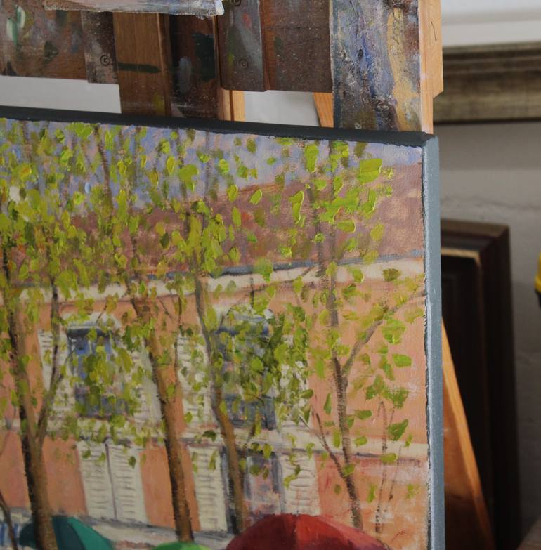 Original Impressionism People Painting by Roelof Rossouw