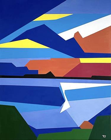 cubist landscape paintings