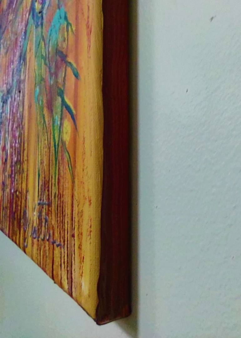 Original Abstract Expressionism Nature Painting by Judith Panditharatne
