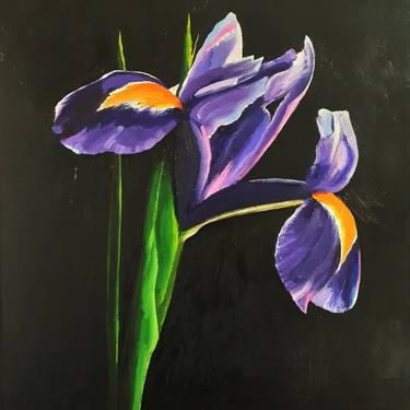 Original Contemporary Floral Painting by Kenneth McClymont
