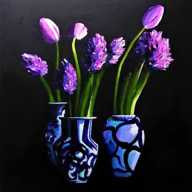 Original Floral Paintings by Kenneth McClymont