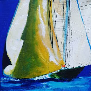 Print of Yacht Paintings by Kenneth McClymont
