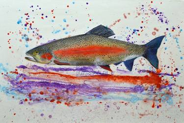 Print of Figurative Fish Paintings by Kenneth McClymont