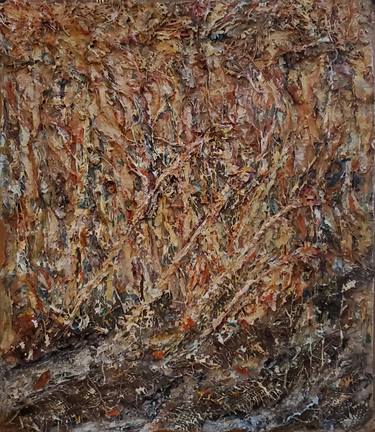 Original Abstract Landscape Mixed Media by Isabel Summers