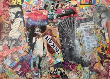 Original Popular culture Collage by Bettina Stuurman