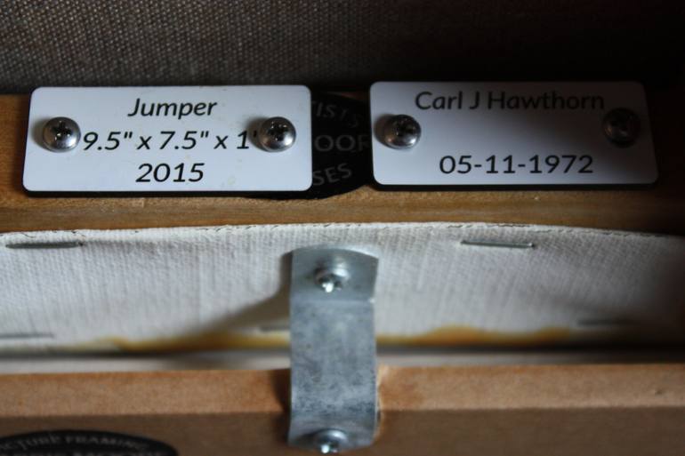 Original Expressionism People Painting by Carl Hawthorn