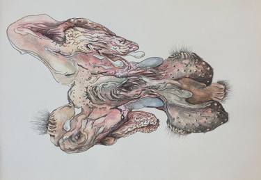 Original Abstract Body Drawings by Matthijs Waardenburg