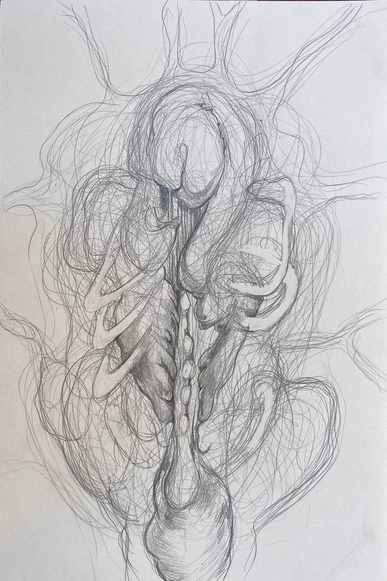 Original Body Drawing by Matthijs Waardenburg