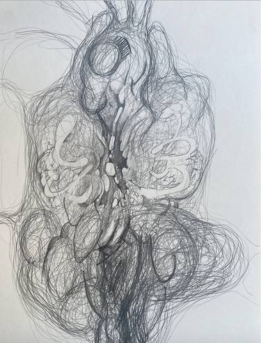 Original Abstract Body Drawings by Matthijs Waardenburg