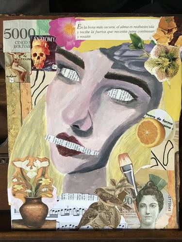 Print of Dada Erotic Collage by Valery Manzanilla