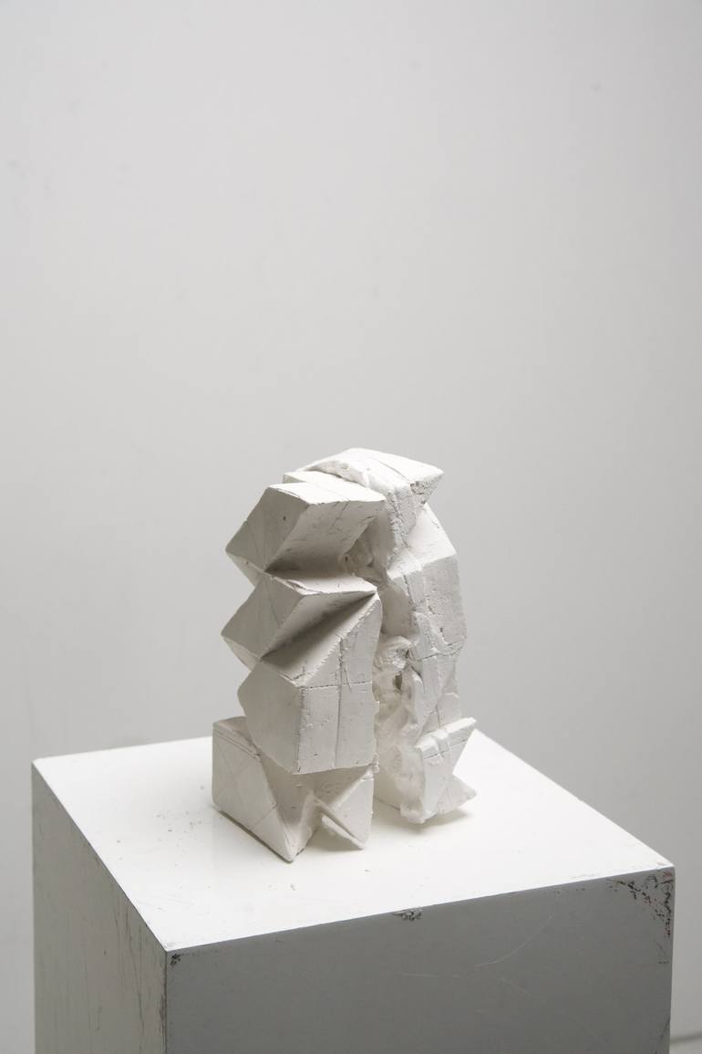 Print of Abstract Geometric Sculpture by senjie Lu