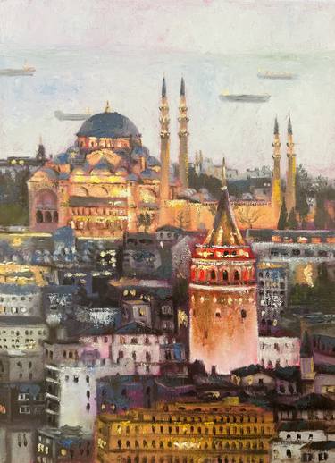 Print of Realism Places Paintings by Irina Krasnykh
