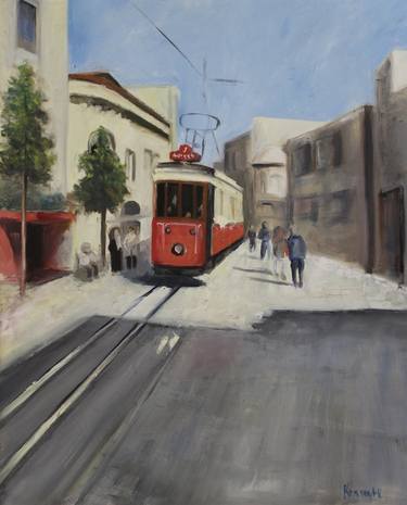 Original Impressionism Train Paintings by Irina Krasnykh
