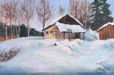 Original Realism Landscape Painting by Irina Krasnykh