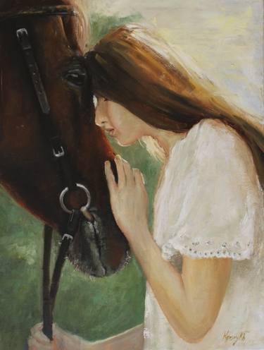 Original Realism Horse Paintings by Irina Krasnykh