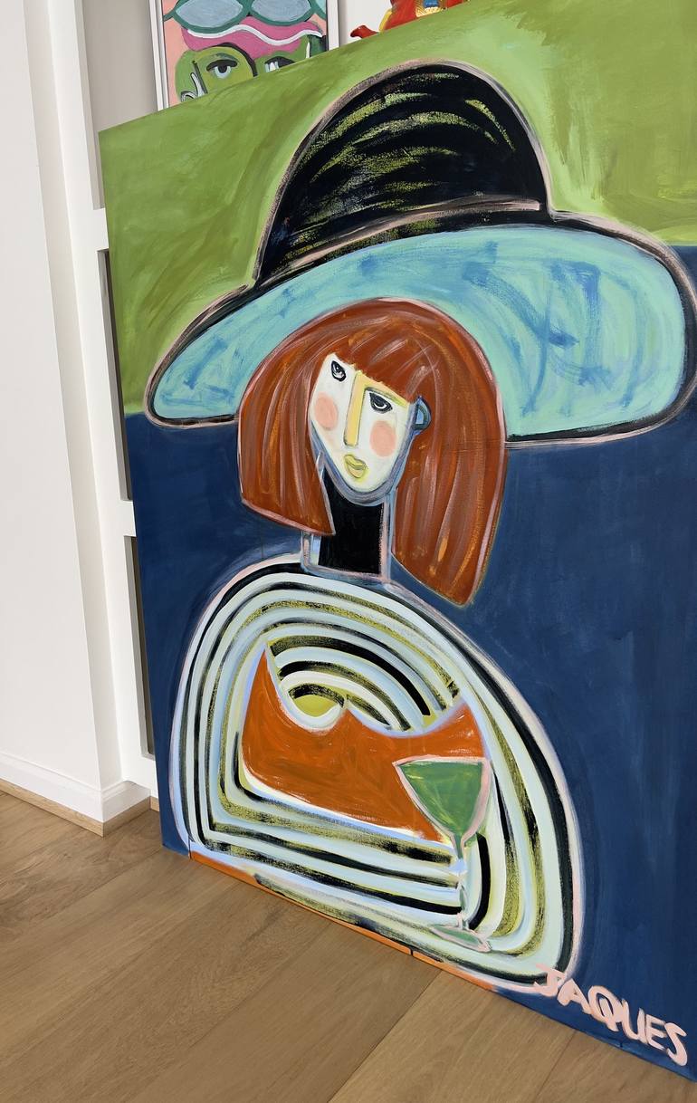 Original Abstract People Painting by Aleea Jaques