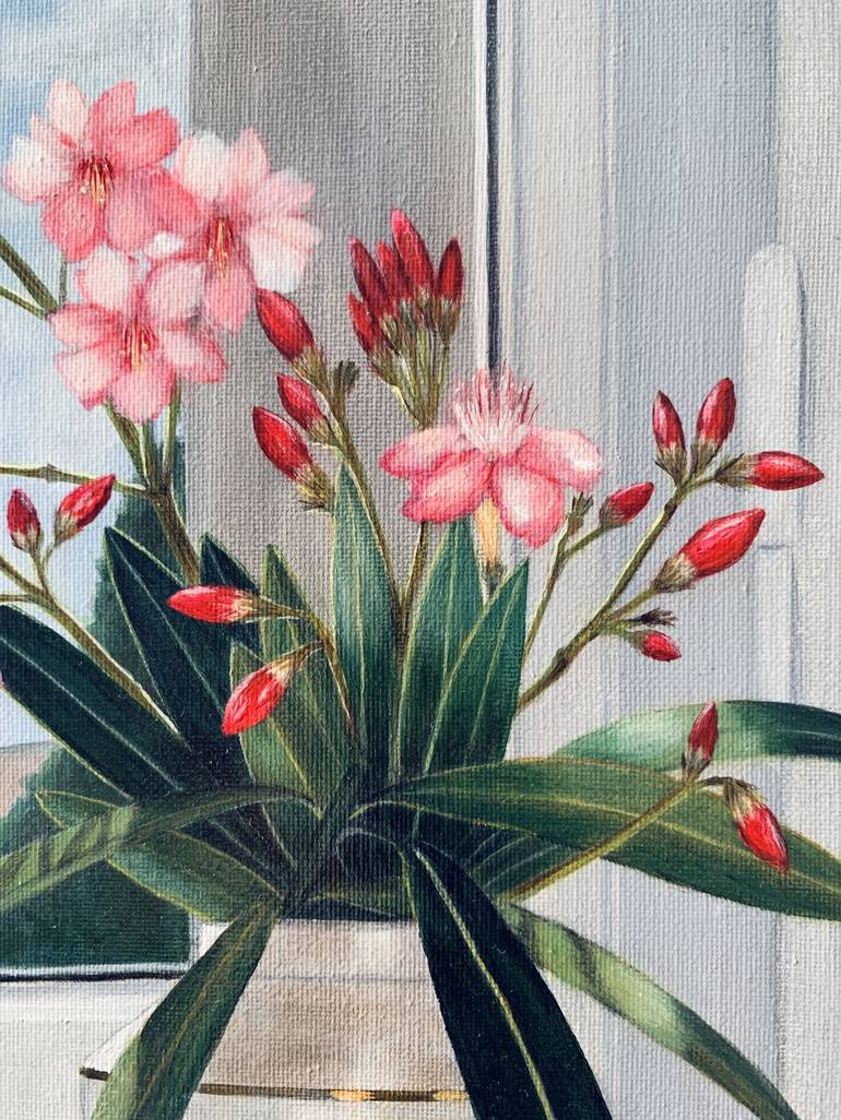 Original Floral Painting by Natalia Stineli
