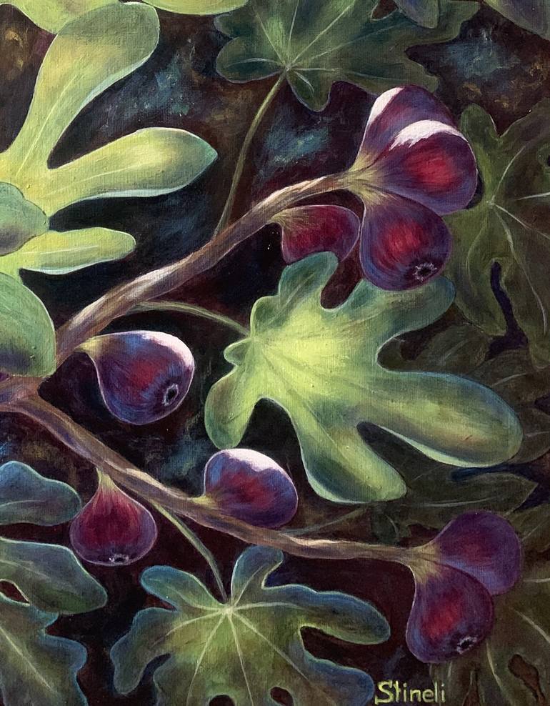 Original Realism Floral Painting by Natalia Stineli