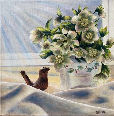 Original Realism Floral Paintings by Natalia Stineli
