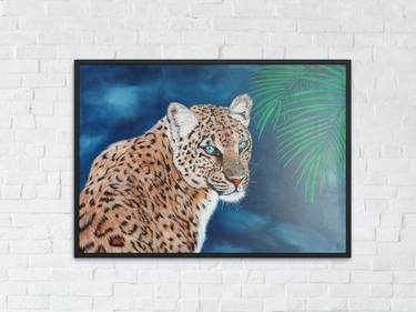 Leopard at night thumb