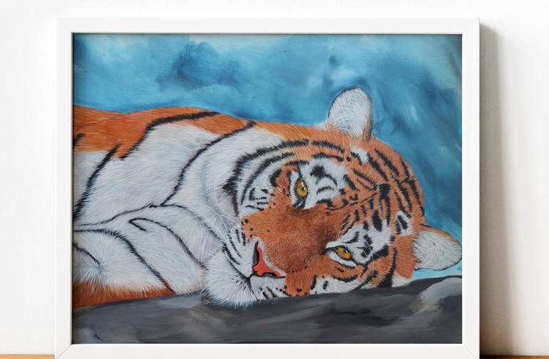 Original Animal Painting by Ibolya Kosdi