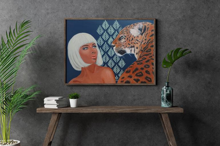 Original Contemporary Women Painting by Ibolya Kosdi