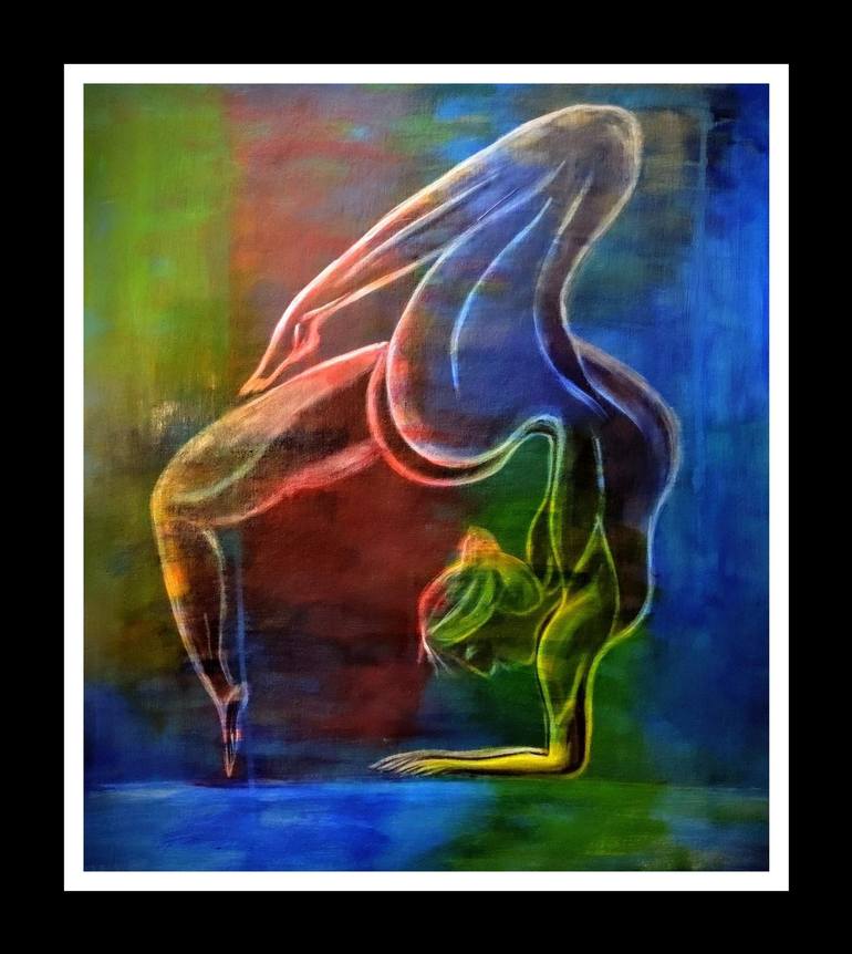 A Blissful Balance Painting By Ritu Pal 