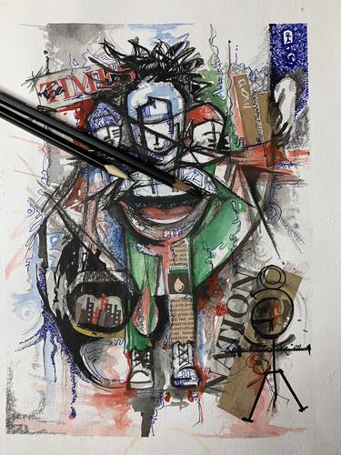 Print of Abstract Expressionism Political Collage by Collins Osemeke