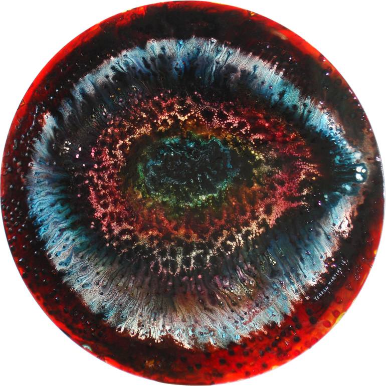 Original Abstract Outer Space Paintings by Teresa Martins