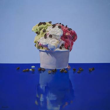 Original Photorealism Still Life Paintings by Francesco Stile