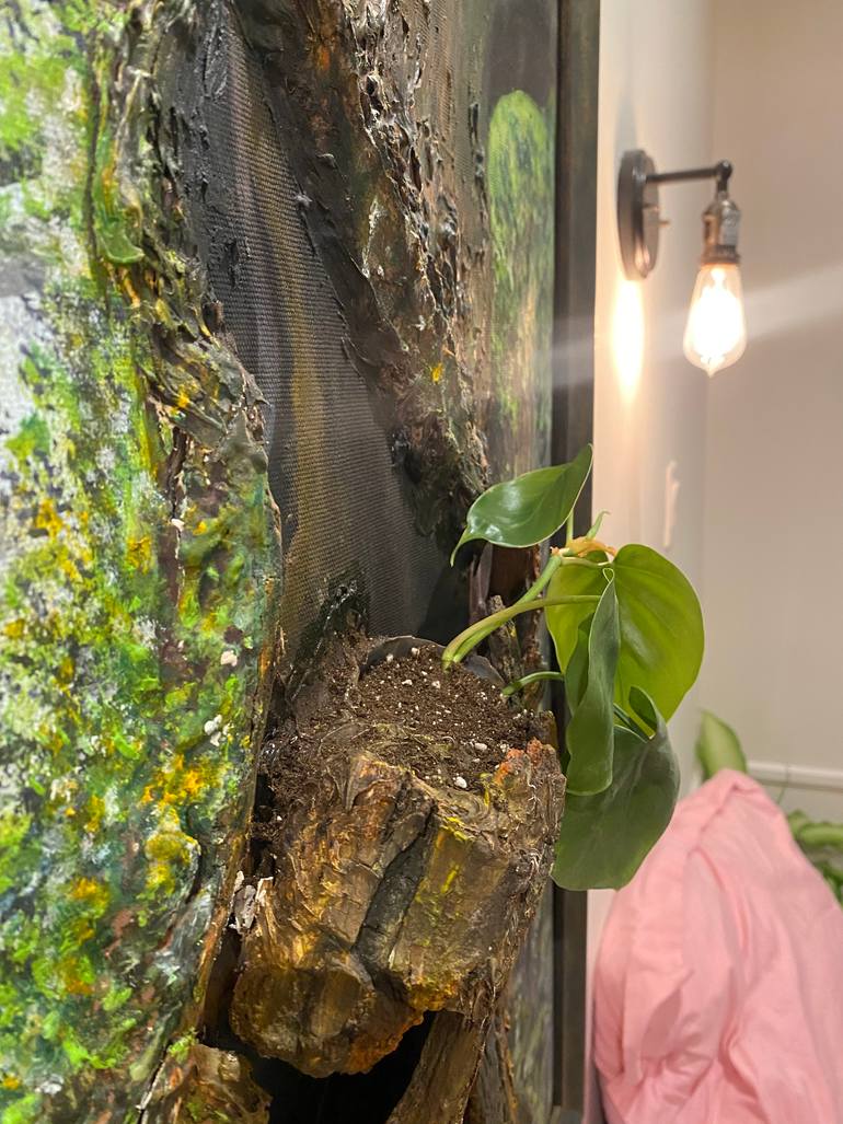 Original Surrealism Nature Painting by Sera Kuny
