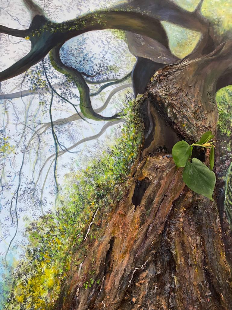 Original Surrealism Nature Painting by Sera Kuny
