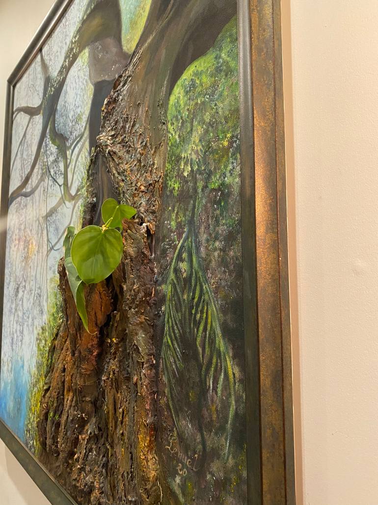Original Surrealism Nature Painting by Sera Kuny
