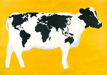 Cow World Map thumb