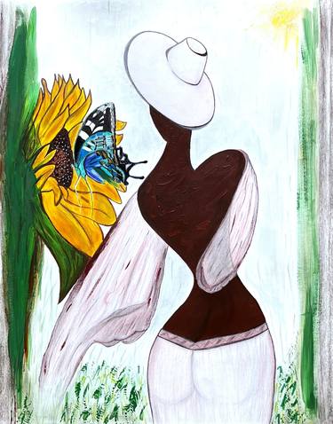 Original Expressionism Women Paintings by JE Sunnie Discipio