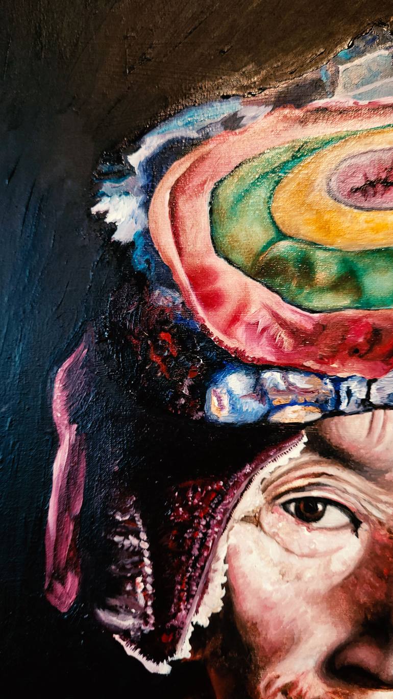 Original Figurative People Painting by Ivanics Zsolt