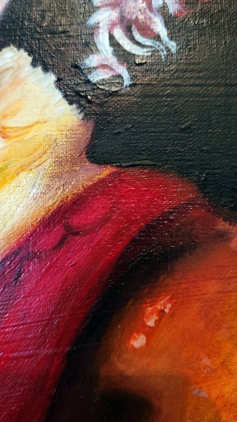 Original Figurative People Painting by Ivanics Zsolt