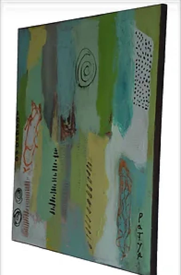 Original Abstract Expressionism Abstract Painting by Patricia Arseneau