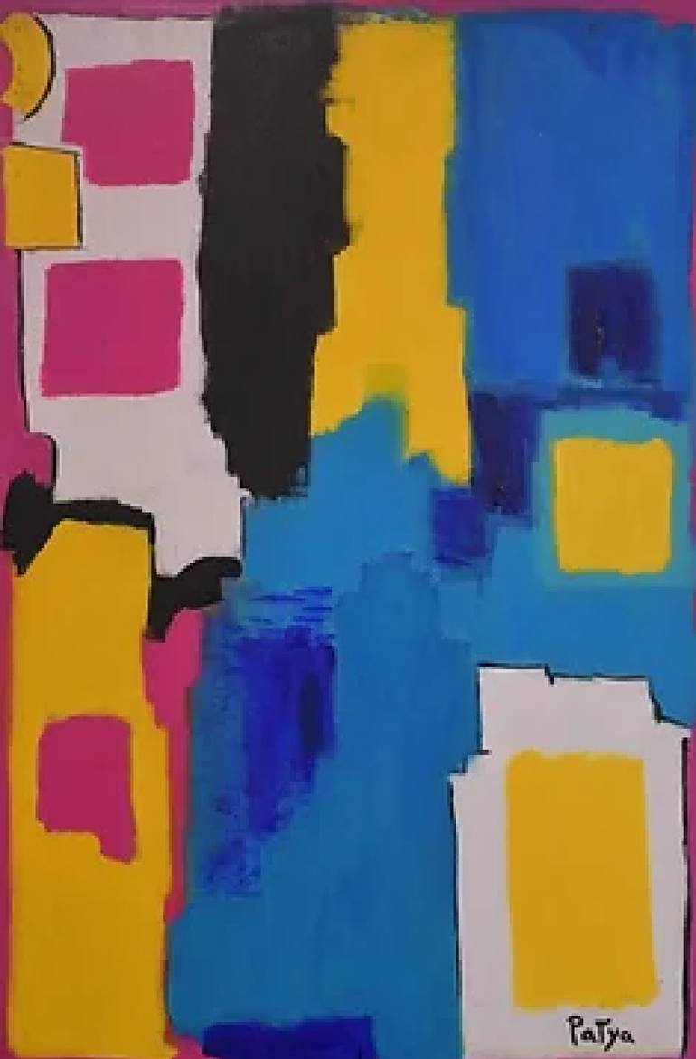 Original Abstract Expressionism Abstract Painting by Patricia Arseneau