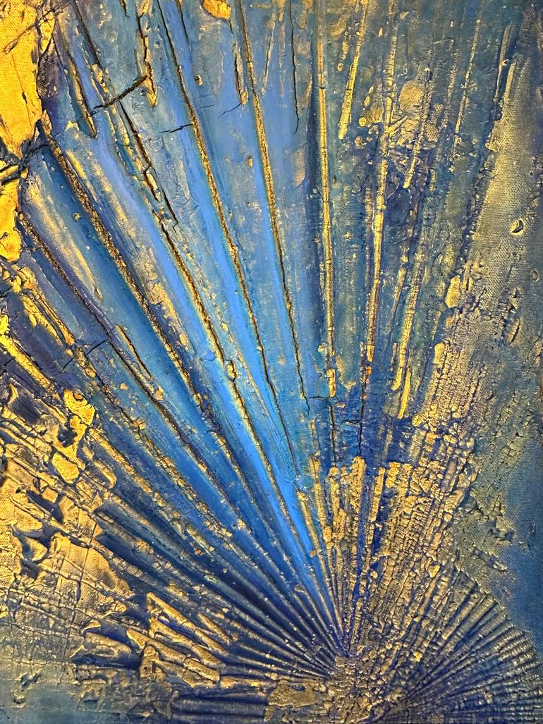 Original Abstract Expressionism Abstract Mixed Media by Nermen Khalil