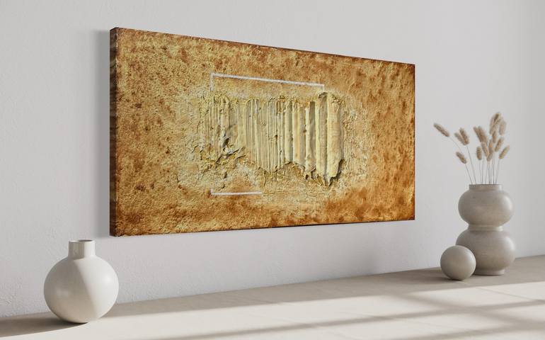 Original Abstract Expressionism Abstract Mixed Media by Nermen Khalil