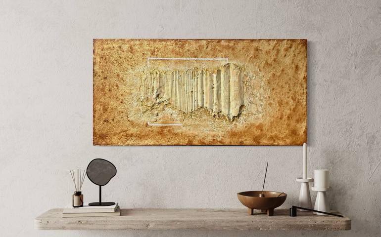 Original Abstract Expressionism Abstract Mixed Media by Nermen Khalil