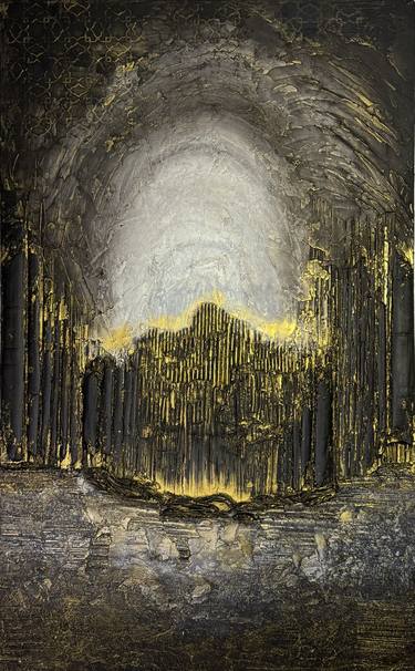 Original Abstract Expressionism Abstract Mixed Media by Nermen Khalil